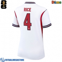 Fotballdrakt Dame England Declan Rice #4 Hjemmedrakt VM 2026 Kortermet